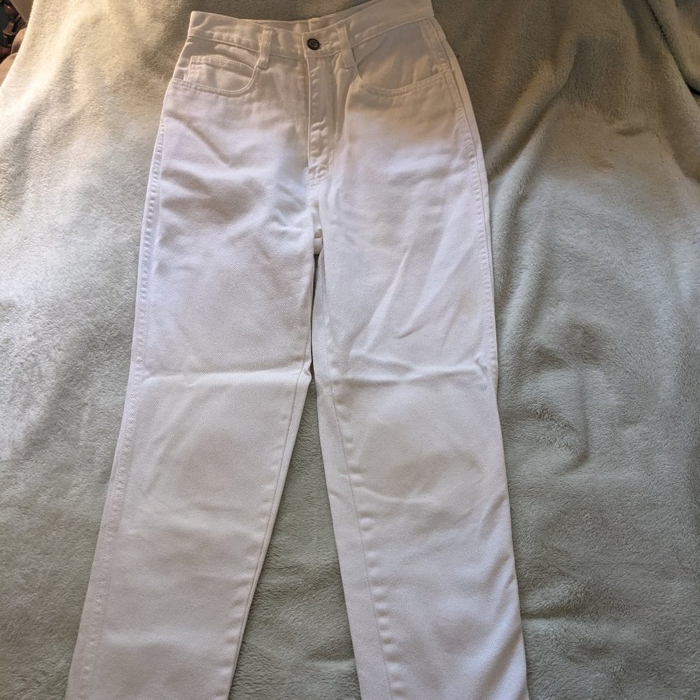 WOMEN'S WHITE PANTS Rio Stephen Mardon 6 9 F41 F 41 Long Jeans Straight Skinny